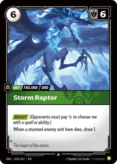 Storm Raptor Card Front
