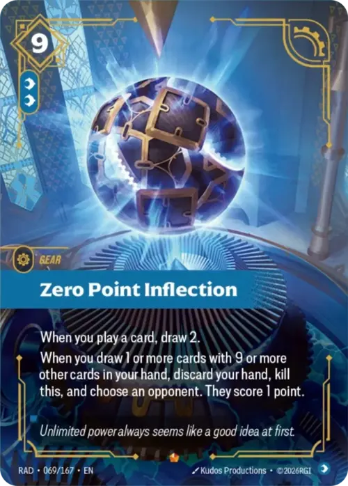 Zero Point Inflection Card Front