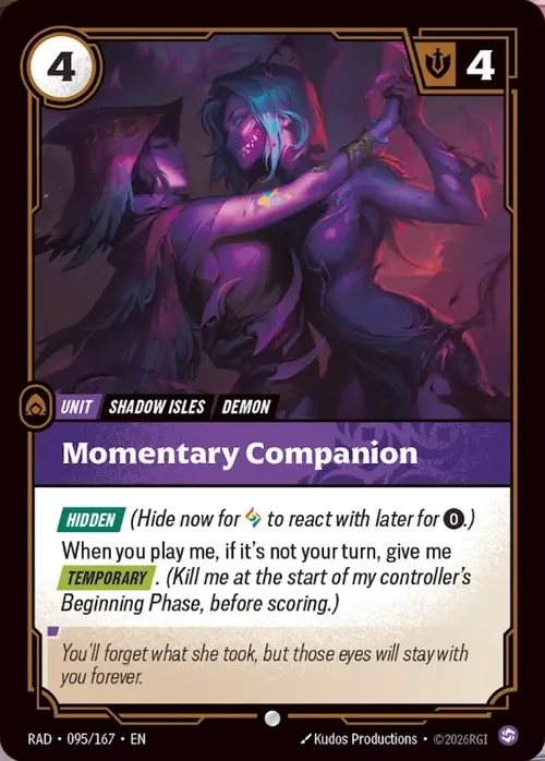 Momentary Companion Card Front