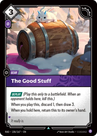 The Good Stuff Card Front