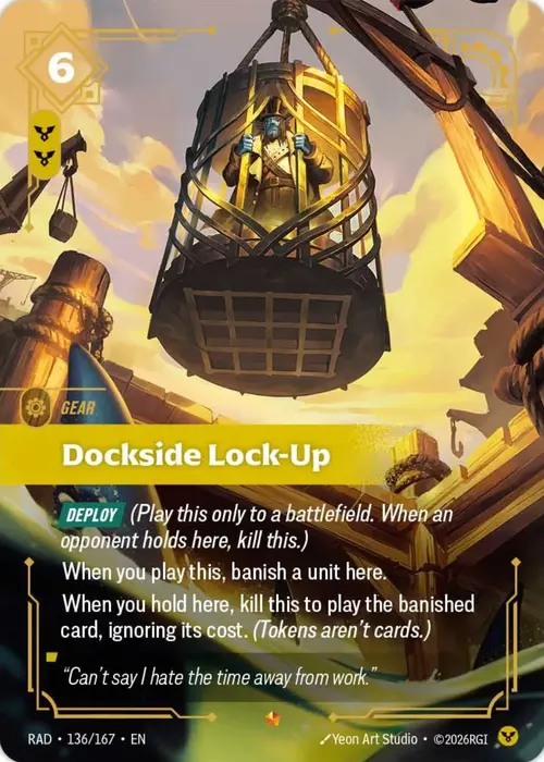 Dockside Lock-Up Kartenvorderseite