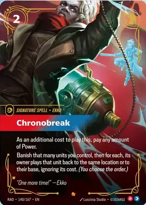 Chronobreak Card Front