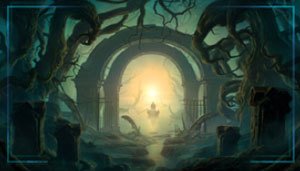 John Avon Art: Omnia Linquens Playmat