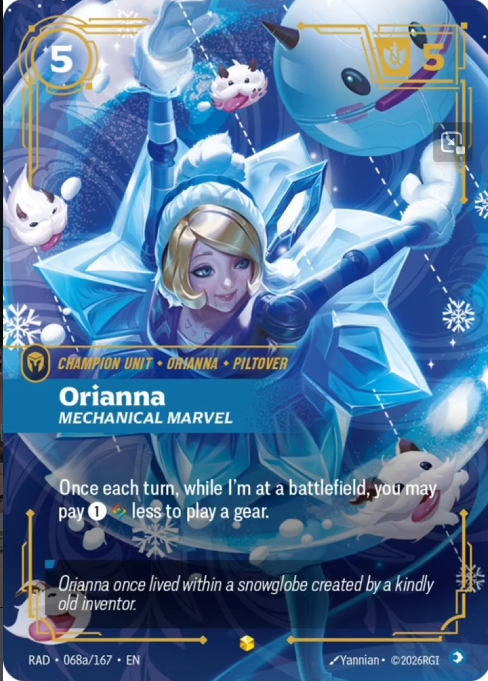 Orianna - Mechanical Marvel Card Front