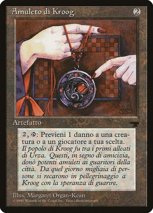 Amulet of Kroog Card Front