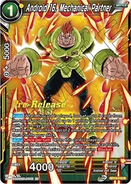 Android 16, Mechanical Partner Card Front