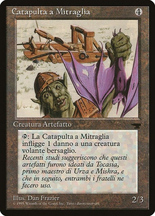 Catapulta a Mitraglia Card Front