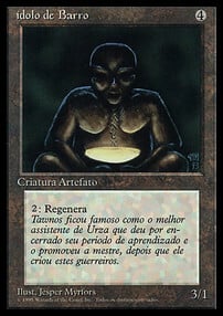 Clay Statue Card Front