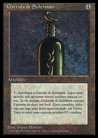 Bottle of Suleiman Card Front