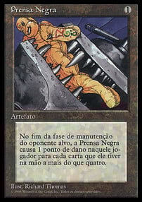 Black Vise Card Front