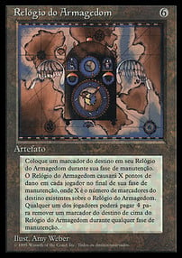 Orologio dell'Armageddon Card Front