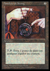 Amulet of Kroog Card Front