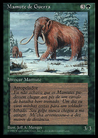 War Mammoth Card Front