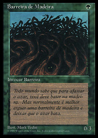 Wall of Wood Card Front