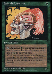 Llanowar Elves Card Front