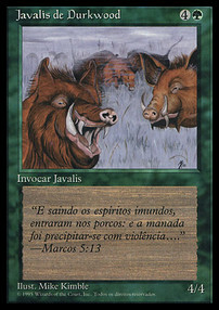 Durkwood Boars Card Front
