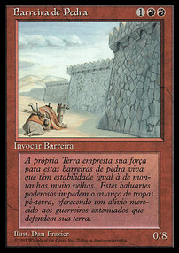 Wall of Stone Card Front