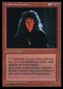 Sisters of the Flame Card Front