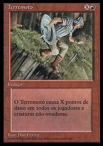 Earthquake Card Front