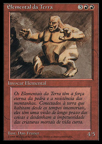 Earth Elemental Card Front