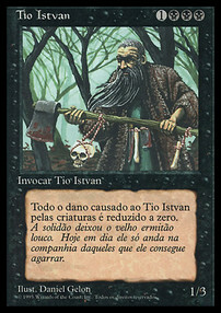 Uncle Istvan Card Front
