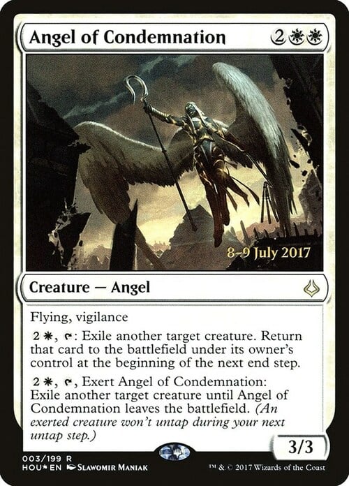 Angel of Condemnation Card Front