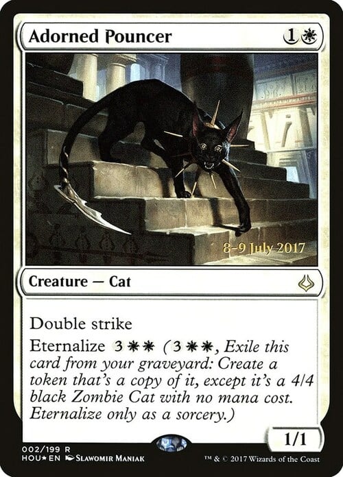 Adorned Pouncer Card Front