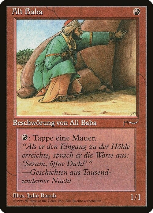 Ali Baba Card Front