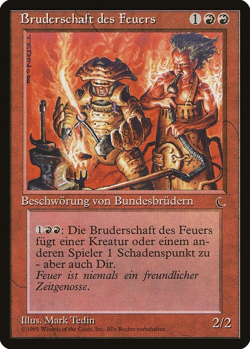 Brothers of Fire Card Front