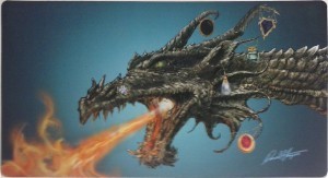 Dan Frazier: Mox Dragon (Blue) Playmat