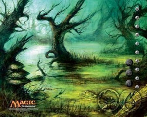 Eventide: "Flooded Grove" Playmat
