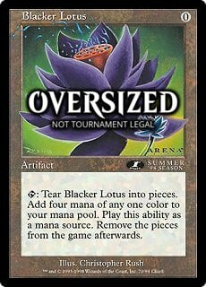 Blacker Lotus Card Front