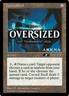 Cursed Scroll Card Front