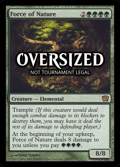 Force of Nature Card Front