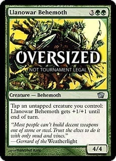 Llanowar Behemoth Card Front