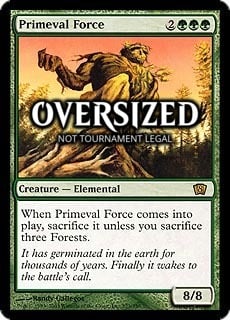 Primeval Force (Oversized) Card Front