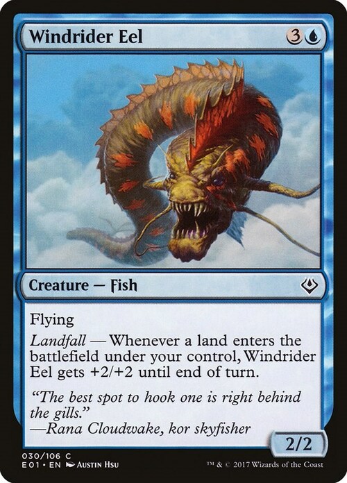 Windrider Eel Card Front