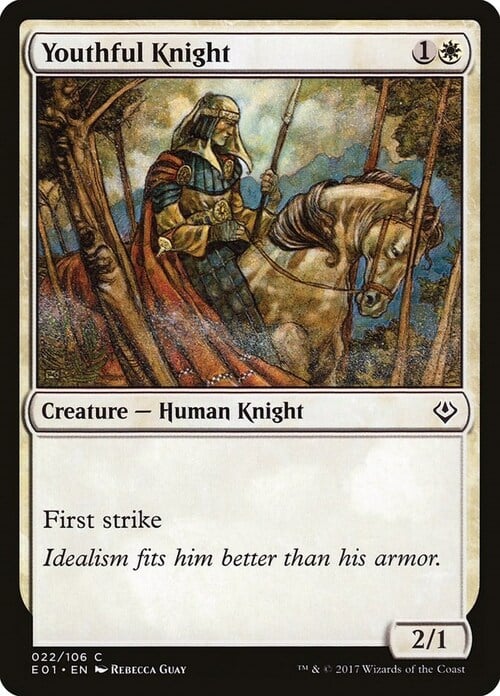 Youthful Knight Card Front