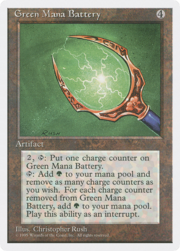 Green Mana Battery 323