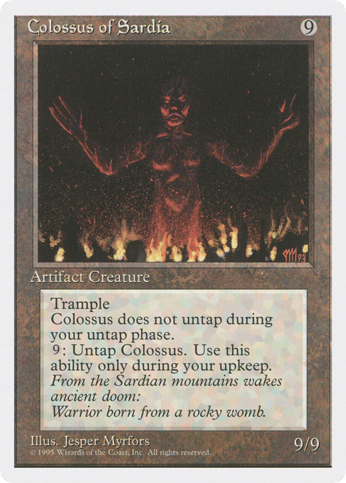 Colossus of Sardia Card Front