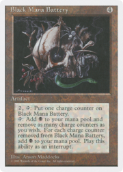 Black Mana Battery 298