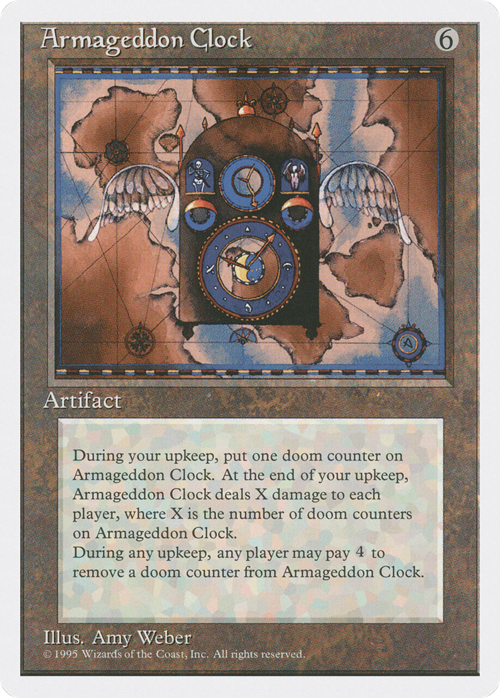 Orologio dell'Armageddon Card Front