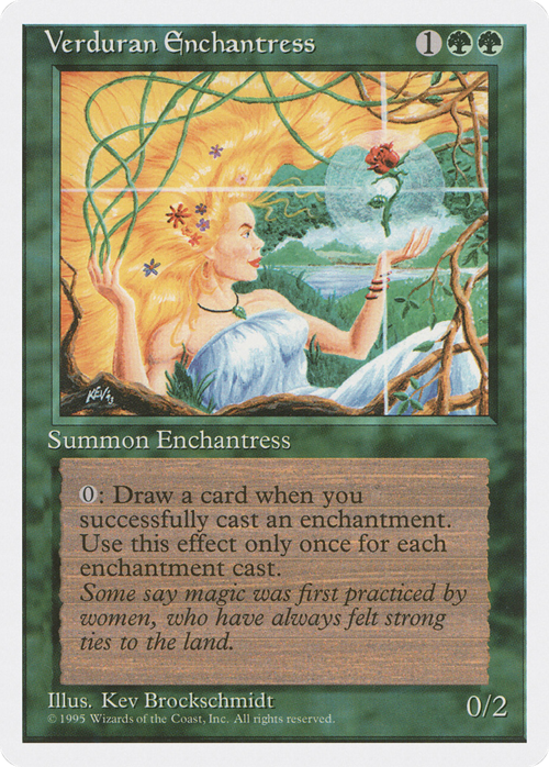 Verduran Enchantress Card Front