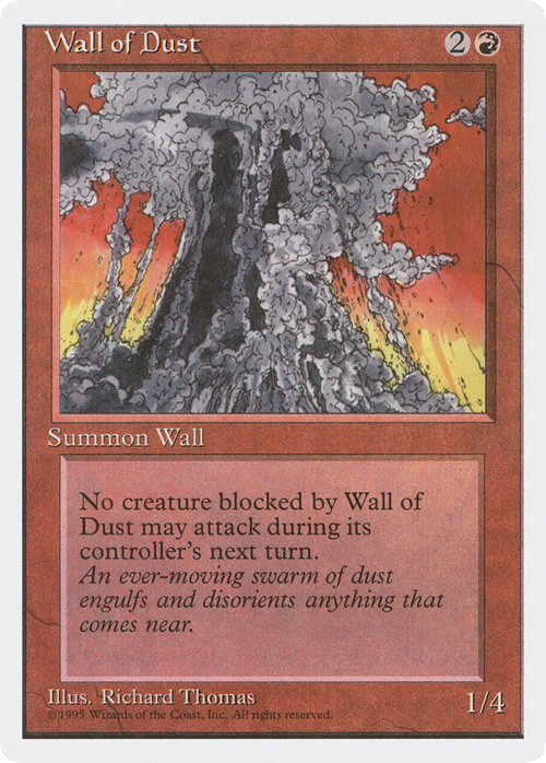 Wall of Dust Card Front