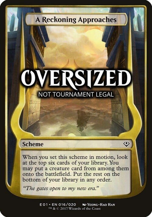 A Reckoning Approaches Card Front