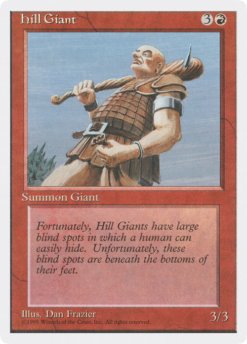 Hill Giant Card Front