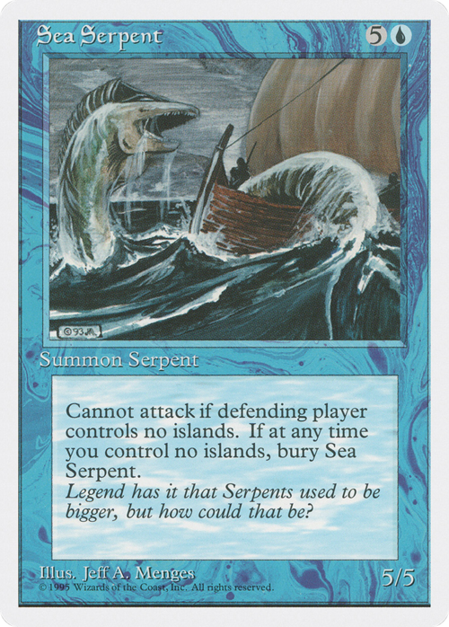 Serpente Marino Card Front