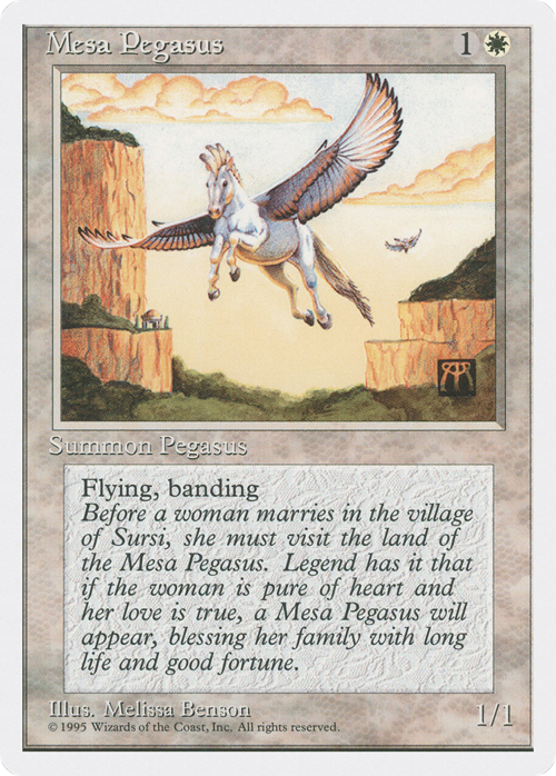 Mesa Pegasus Card Front