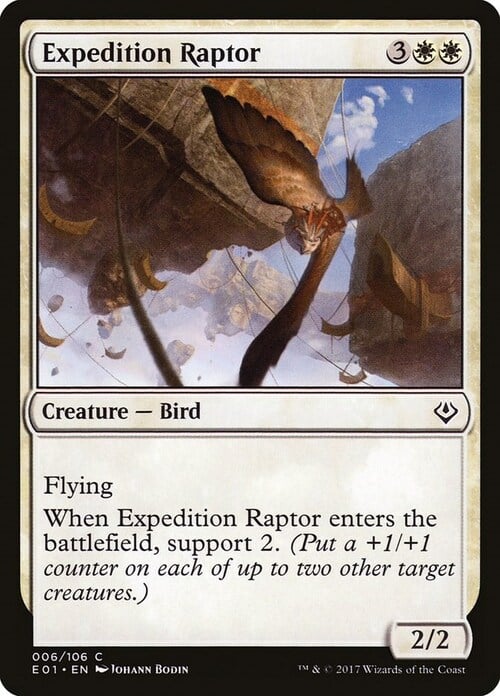 Expedition Raptor Card Front