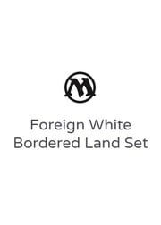 Foreign White Bordered Land Set